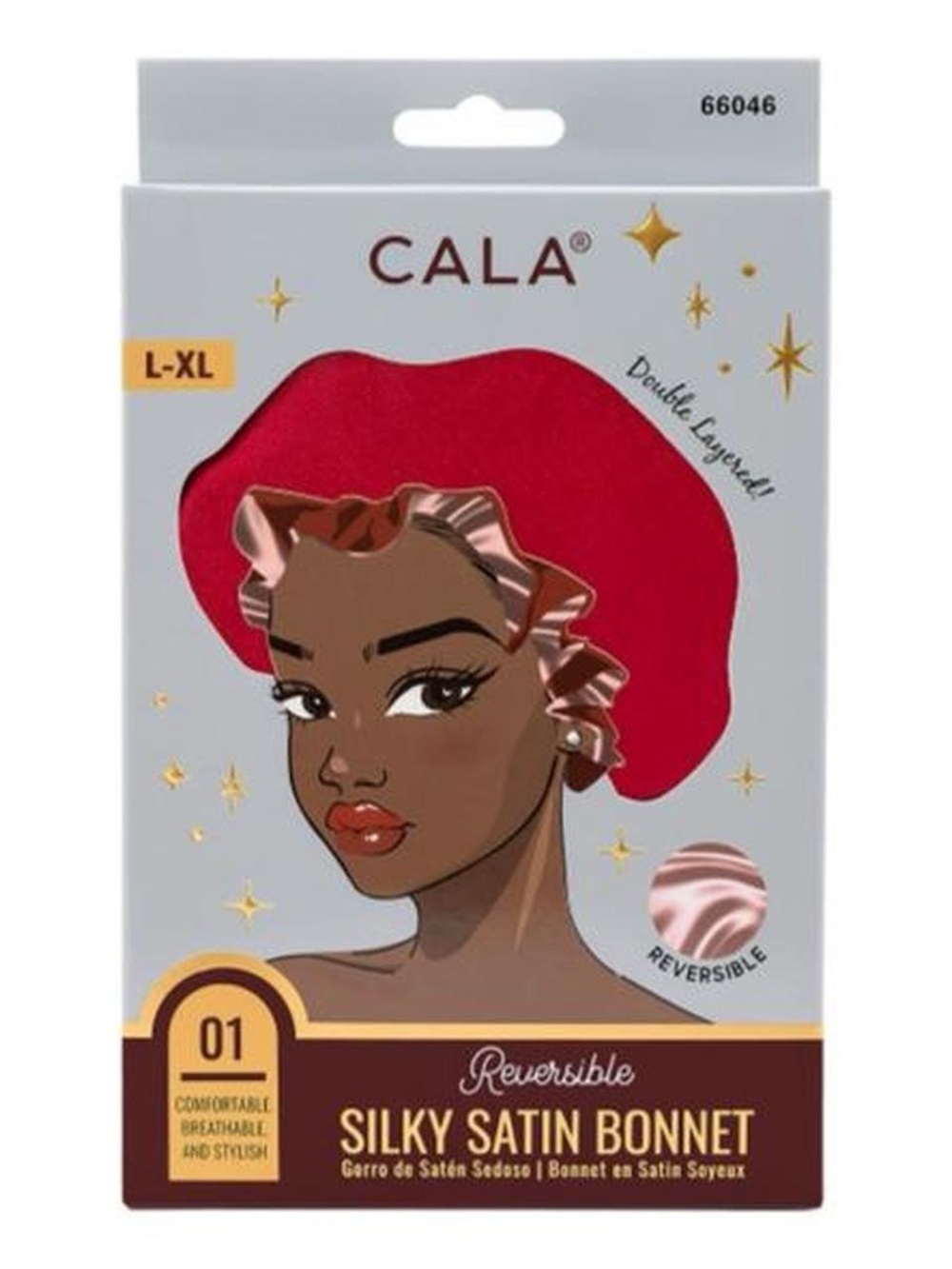 ★ CALA Reversible Silky Satin Bonnet ★